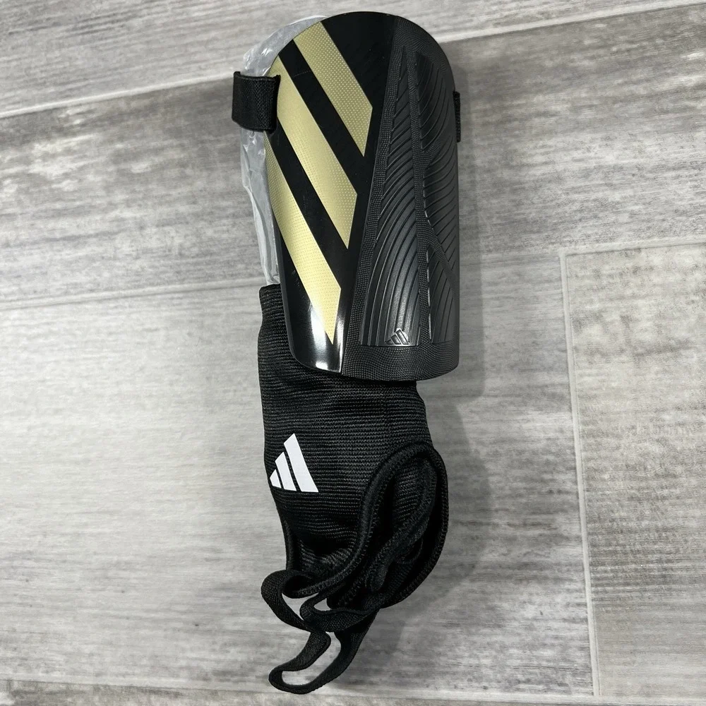 Adidas Football Soccer‎ Shin Guards Tiro SG MTC IP3997 Size Small Black/Gold NEW